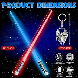 Star Wars Lightsaber Chopsticks, Lights Up, Bonus Bottle Opener New Open Box
